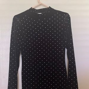 Black diamond Long sleeve Dress
